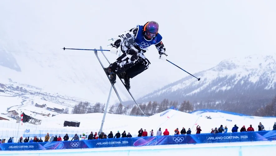 Vincent en ski freestyle
